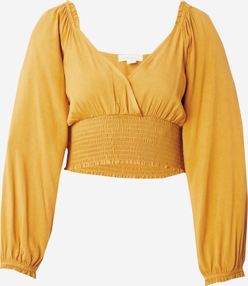 AÉROPOSTALE - Blusa 'SWEETHEART' em amarelo: frente