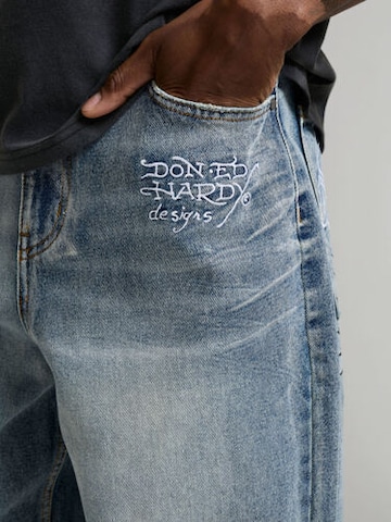 Baggy Jean Ed Hardy en bleu