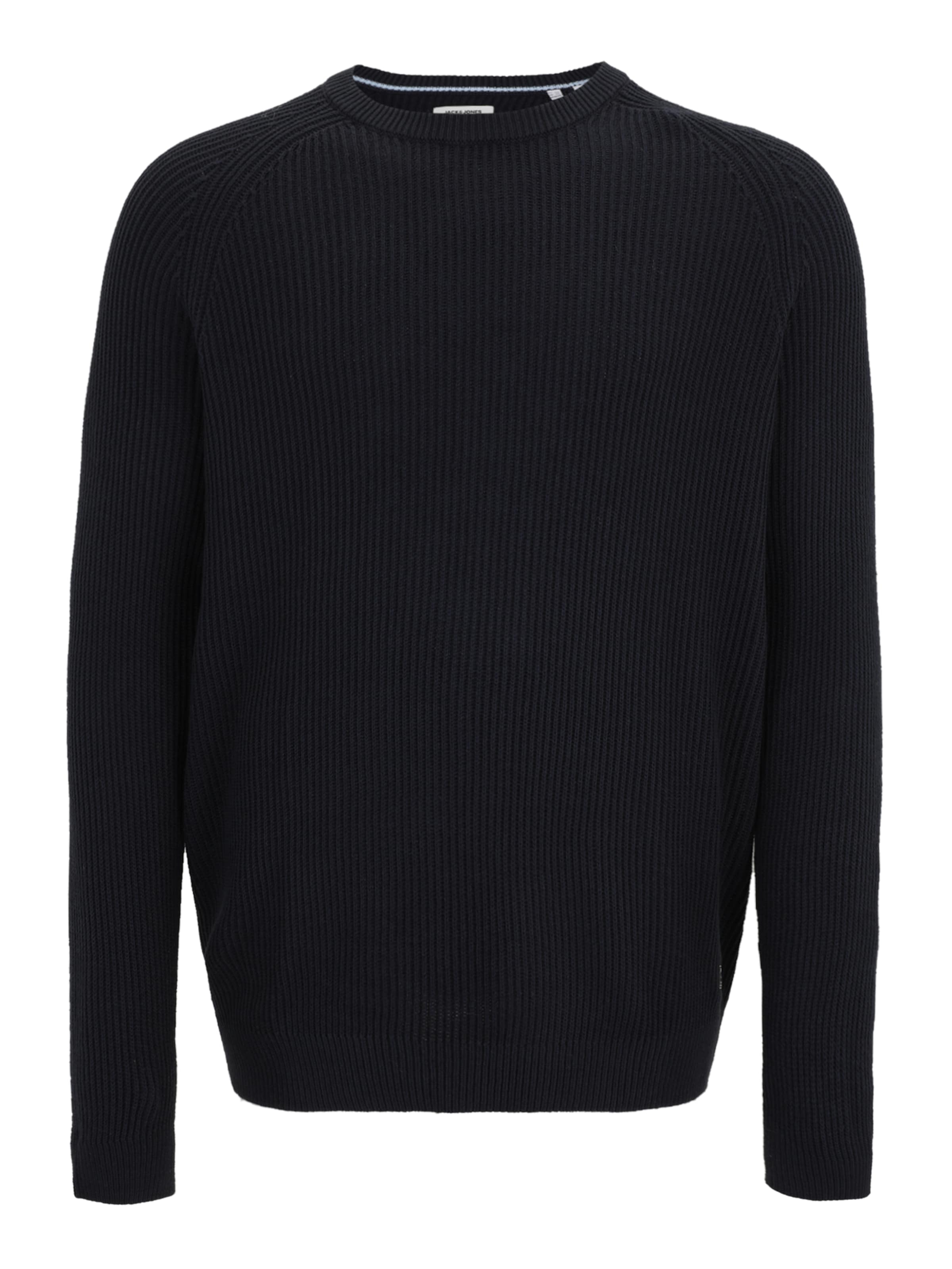 Jack & Jones Plus Πουλόβερ 'JJPANNEL' σε μπλε: μπροστά