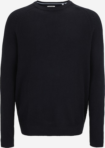 Jack & Jones Plus Trui 'JJPANNEL' in Blauw: voorkant