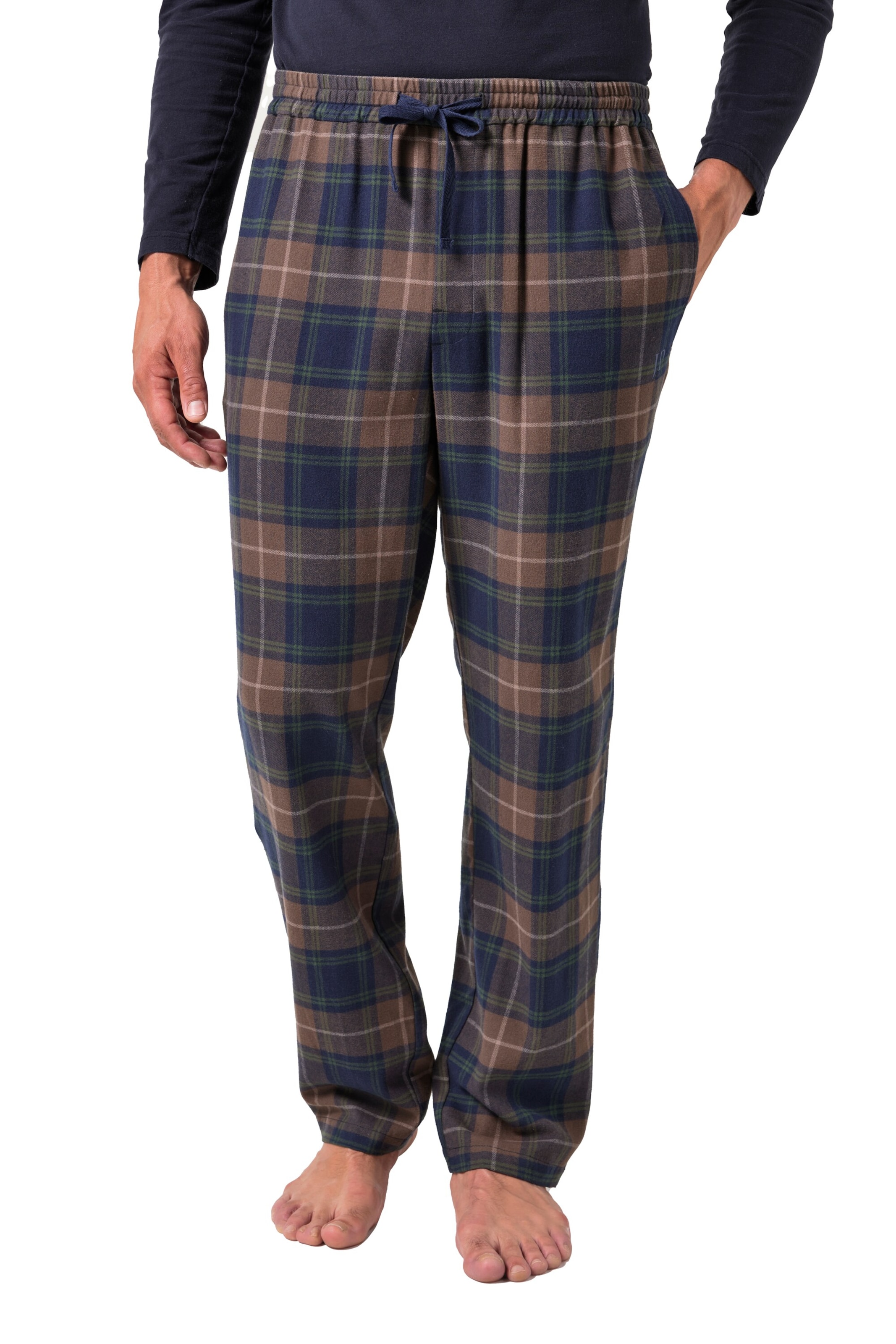 JP1880 Pajama pants in Blue: front