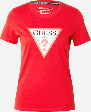 GUESS Футболка в Красный: спереди