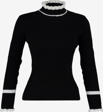 TrendyolPulover - crna boja: prednji dio