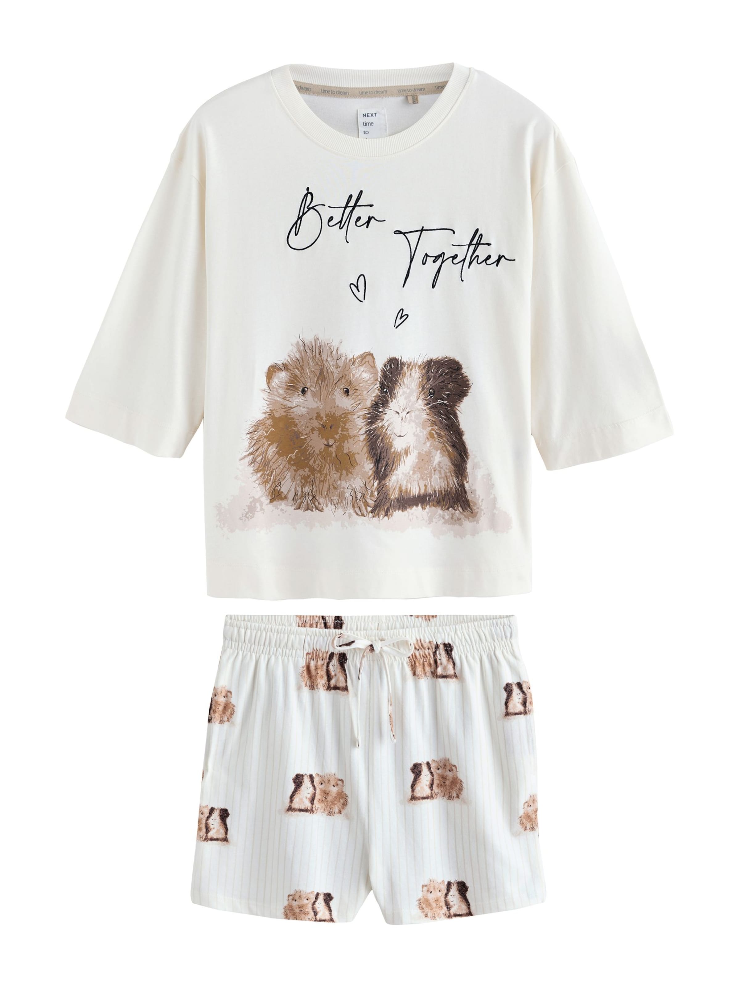 Pigiama di Next in bianco: frontale