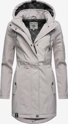 Cappotto funzionale di Peak Time in beige: frontale