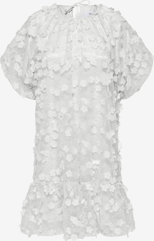 Robe SELECTED FEMME en blanc : devant