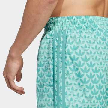 Regular Shorts de bain 'Monogram' ADIDAS ORIGINALS en vert