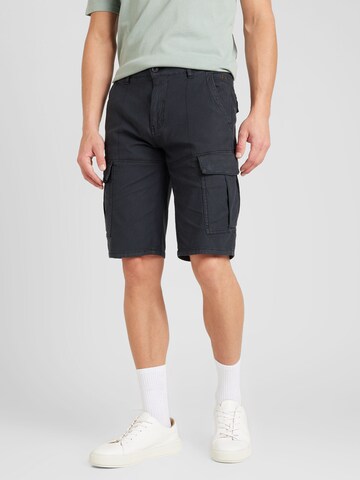 BLEND Regular Cargo Pants in Black: front