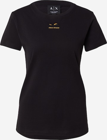 juoda ARMANI EXCHANGE Marškinėliai: priekis