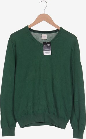 Lands‘ End Sweater & Cardigan in M in Green: front