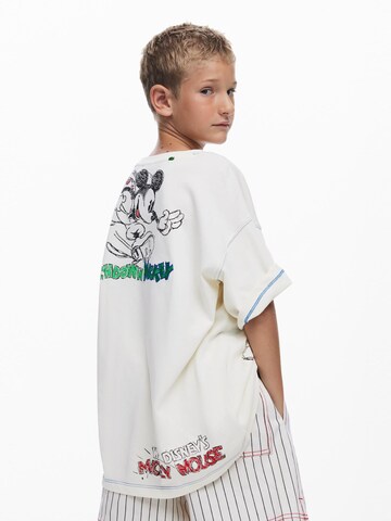 Desigual - Camiseta 'Mickey Mouse™ Running' en blanco