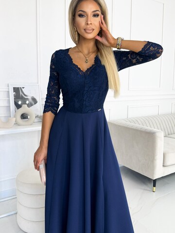 Numoco Abendkleid 'Maxikleid Amber' in Blau