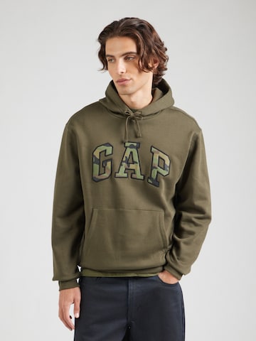 Sweat-shirt 'HERITAGE' GAP en vert : devant