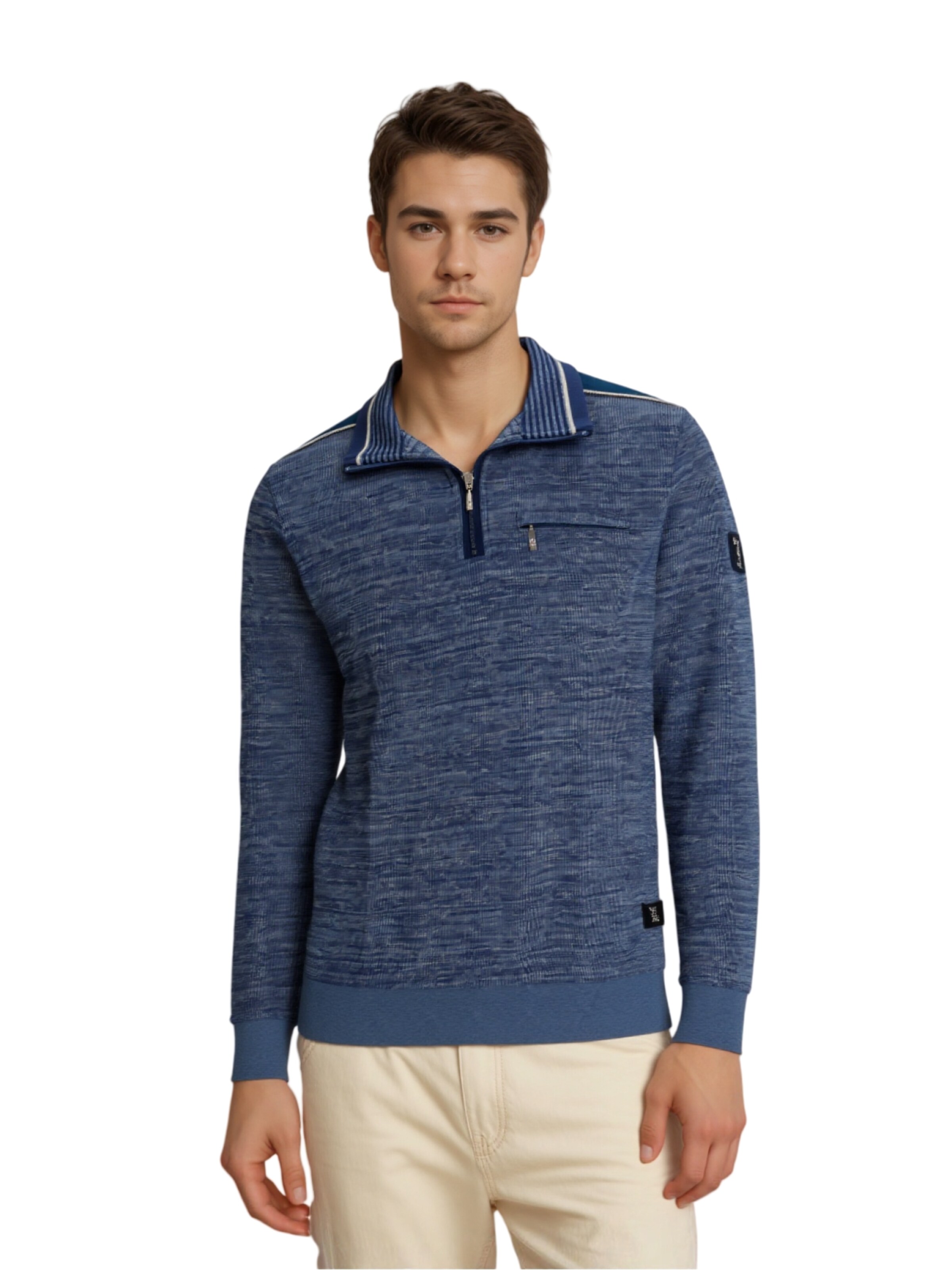 Felpa 'Stay Fresh' di HAJO in blu: frontale