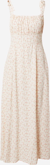 NA-KD Kleid in oliv / altrosa / weiß, Produktansicht