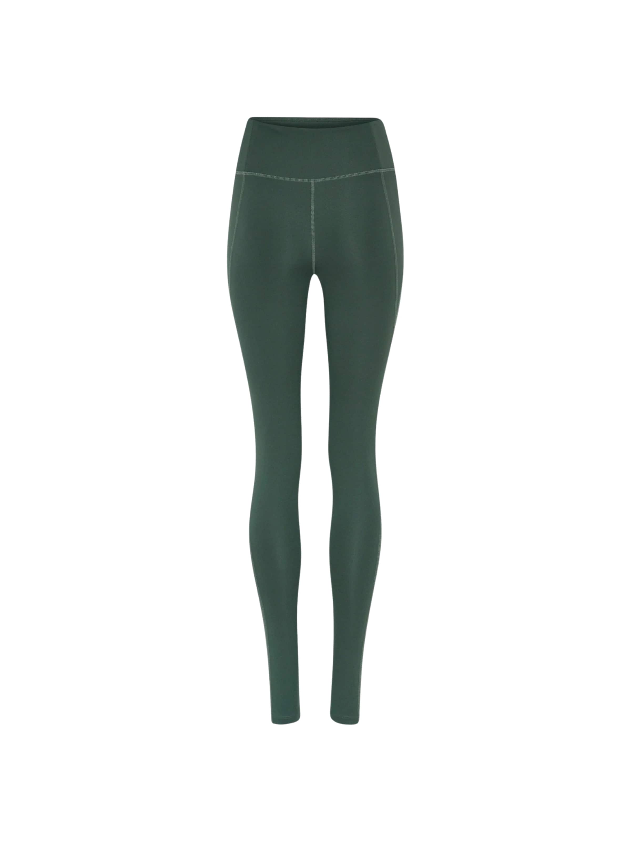 Girlfriend Collective Skinny Sportovní kalhoty ' Compressive ' – zelená