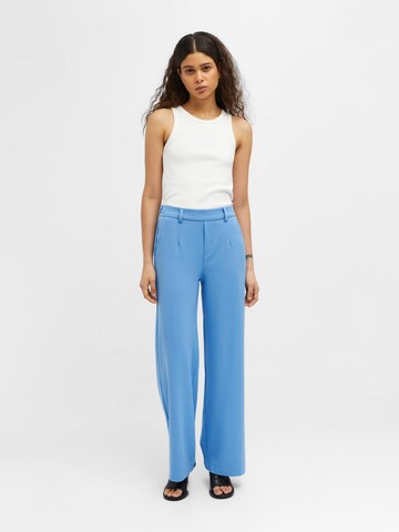 Wide leg Pantaloni 'Lisa' di OBJECT in blu