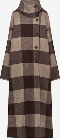 brūns Adolfo Dominguez Starpsezonu mētelis: no priekšpuses