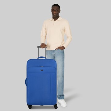 CHECK.IN Trolley 'Sevilla 2.0' in Blauw