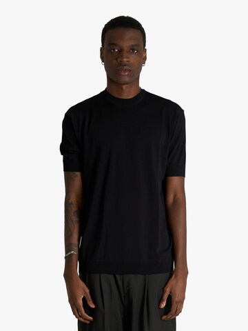 LOW BRAND Shirt in Zwart: voorkant