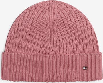 TOMMY HILFIGER Beanie in Pink: front
