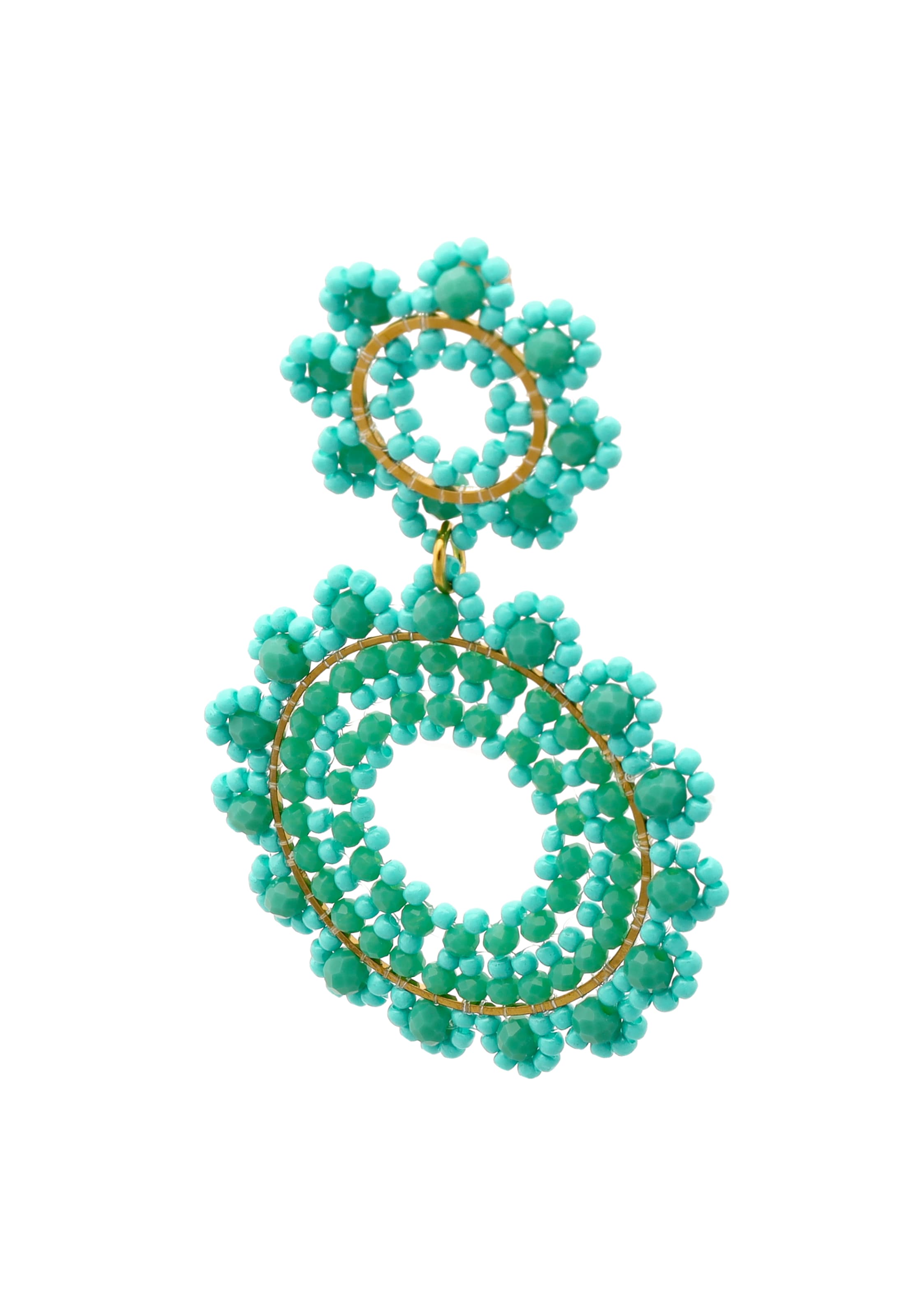 IZIA - Pendientes en verde