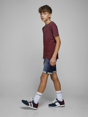 mėlyna Jack & Jones Junior Siaurėjantis Džinsai 'Rick'