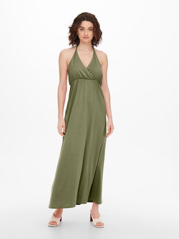 ONLY Letné šaty 'May' - Zelená: predná strana