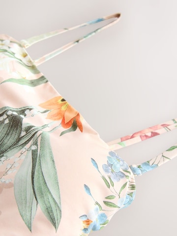 Next Bandeau Badeanzug in Pink