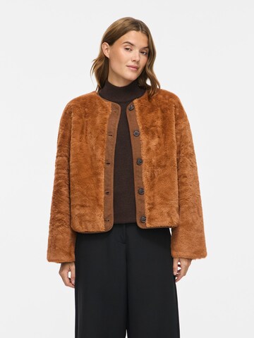 VILA - Chaqueta de entretiempo 'VIAvo' en marrón: frente