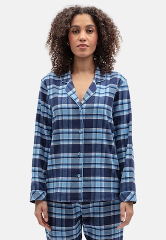 Cyberjammies - Camiseta para dormir ' Frosted Forest ' en azul: frente