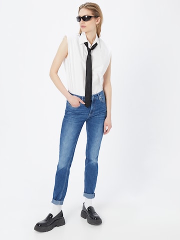 BOSS Black Slimfit Jeans 'Jackie' in Blauw