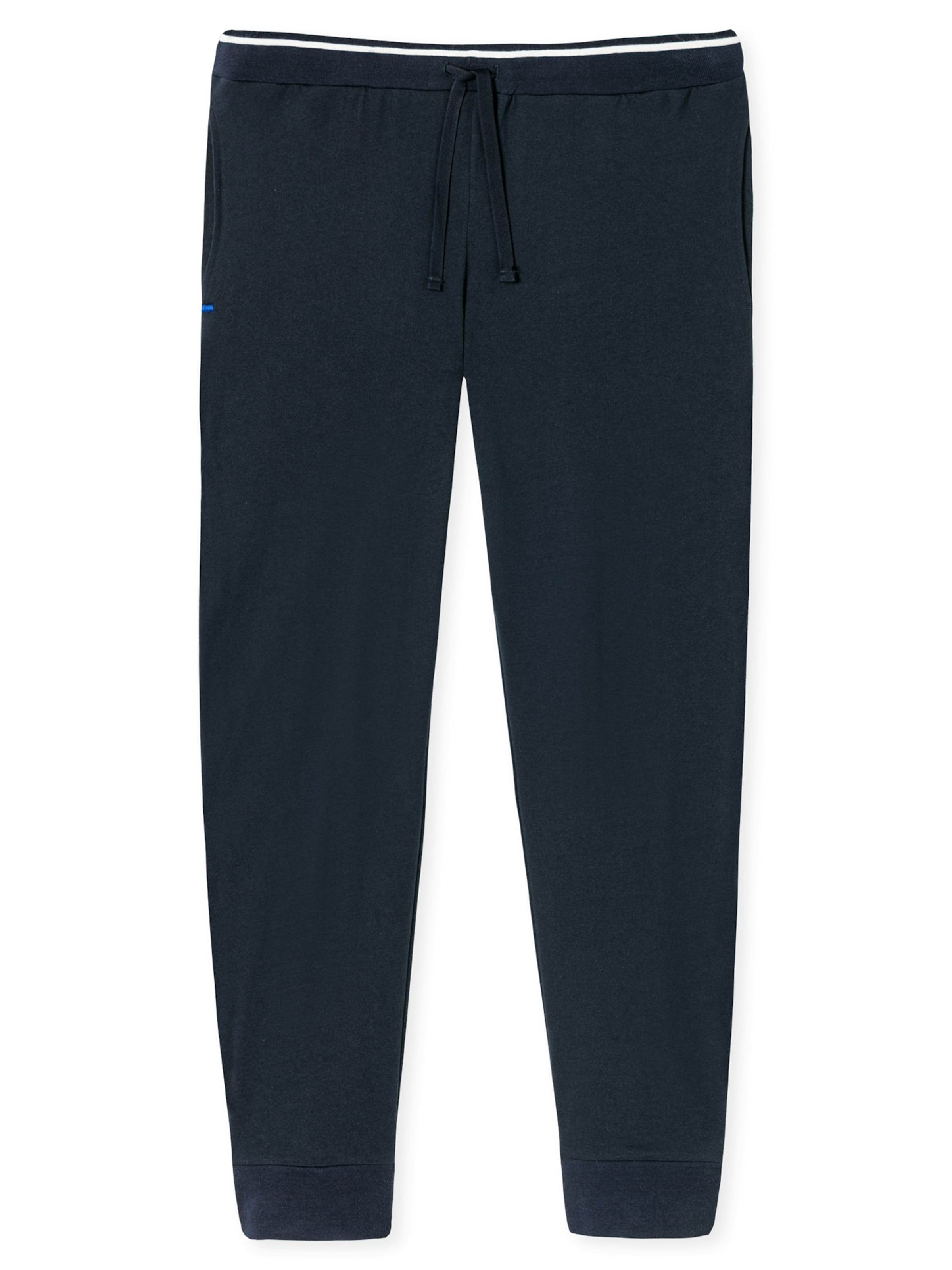 SCHIESSER Pyjamahose ' Mix + Relax ' in Blau: Vorderseite