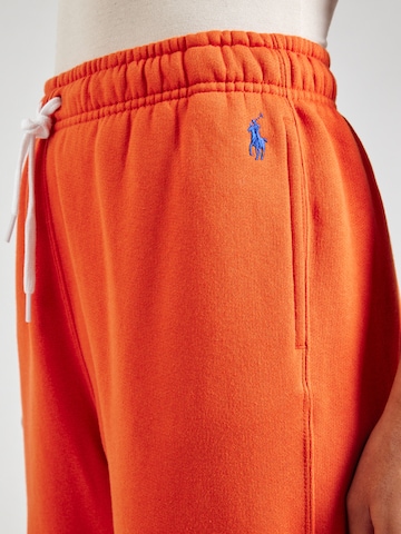 Effilé Pantalon 'ATHLETIC' Polo Ralph Lauren en orange