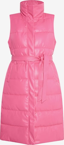 Gilet MYMO en rose : devant