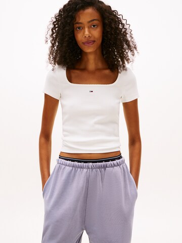 Tommy Jeans T-Shirt in Beige: Vorderseite