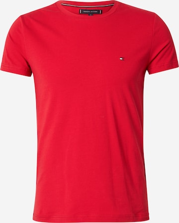 T-Shirt TOMMY HILFIGER en rouge : devant