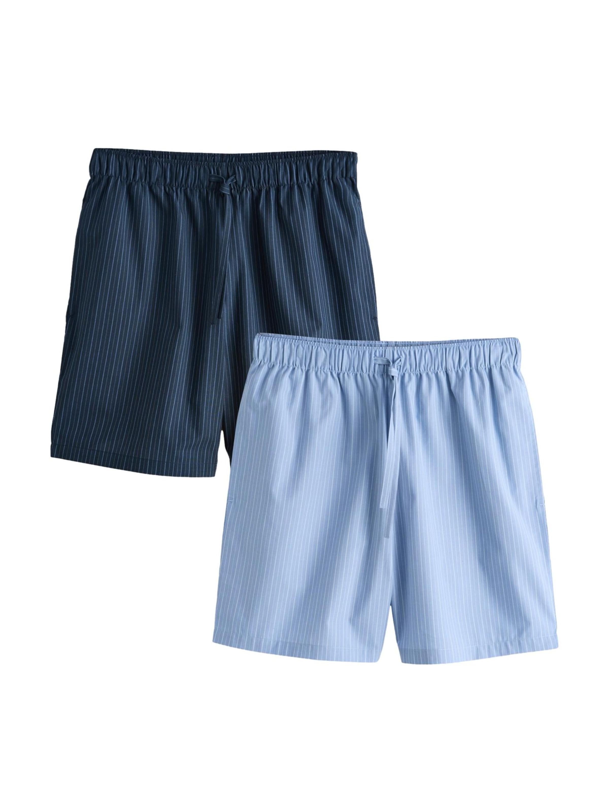 Next Pyjamasbukser i blå: forside