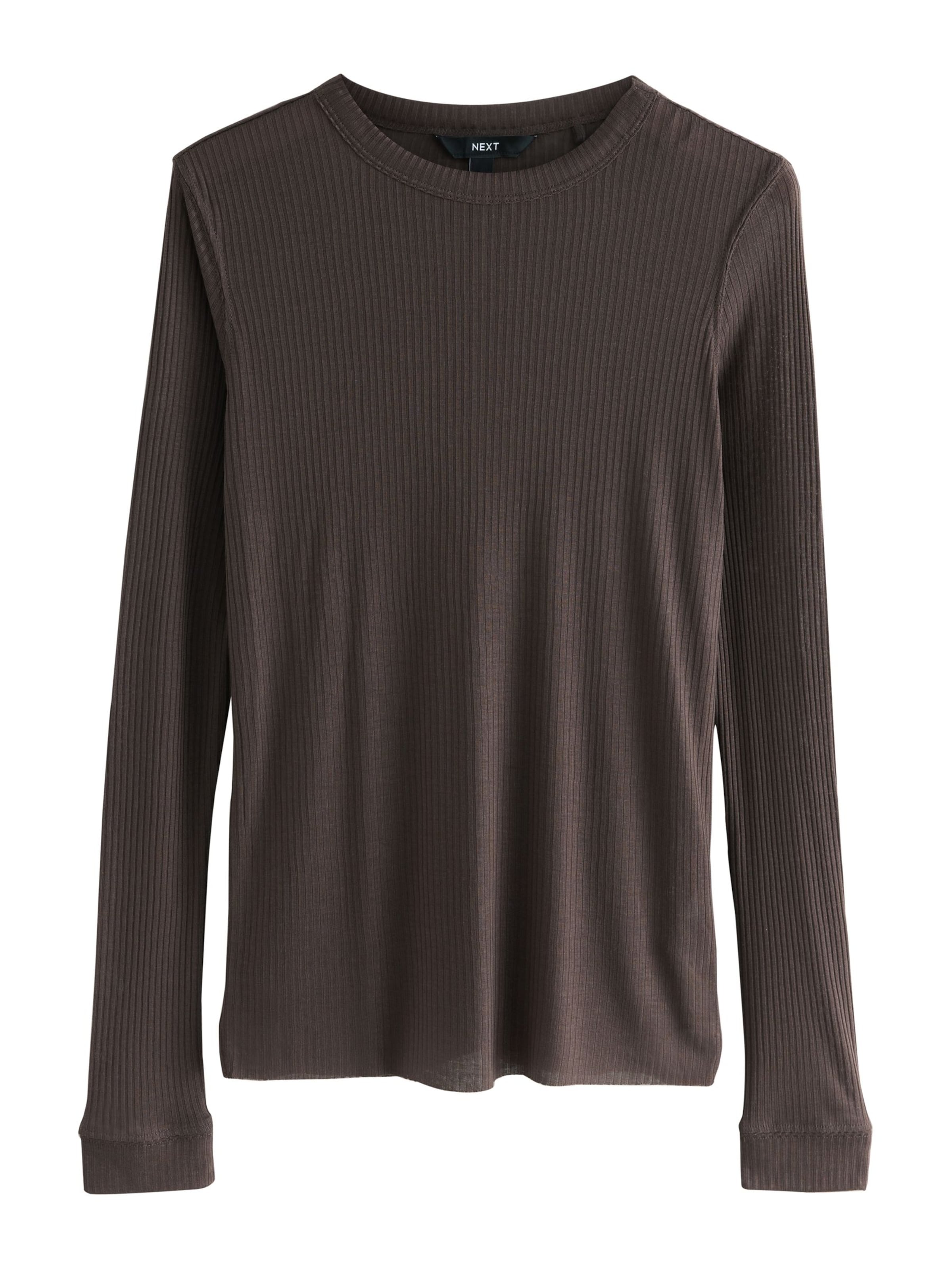 Next Tričko – hnědá: přední strana