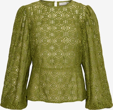 Kaffe Blouse 'Theodora' in Groen: voorkant