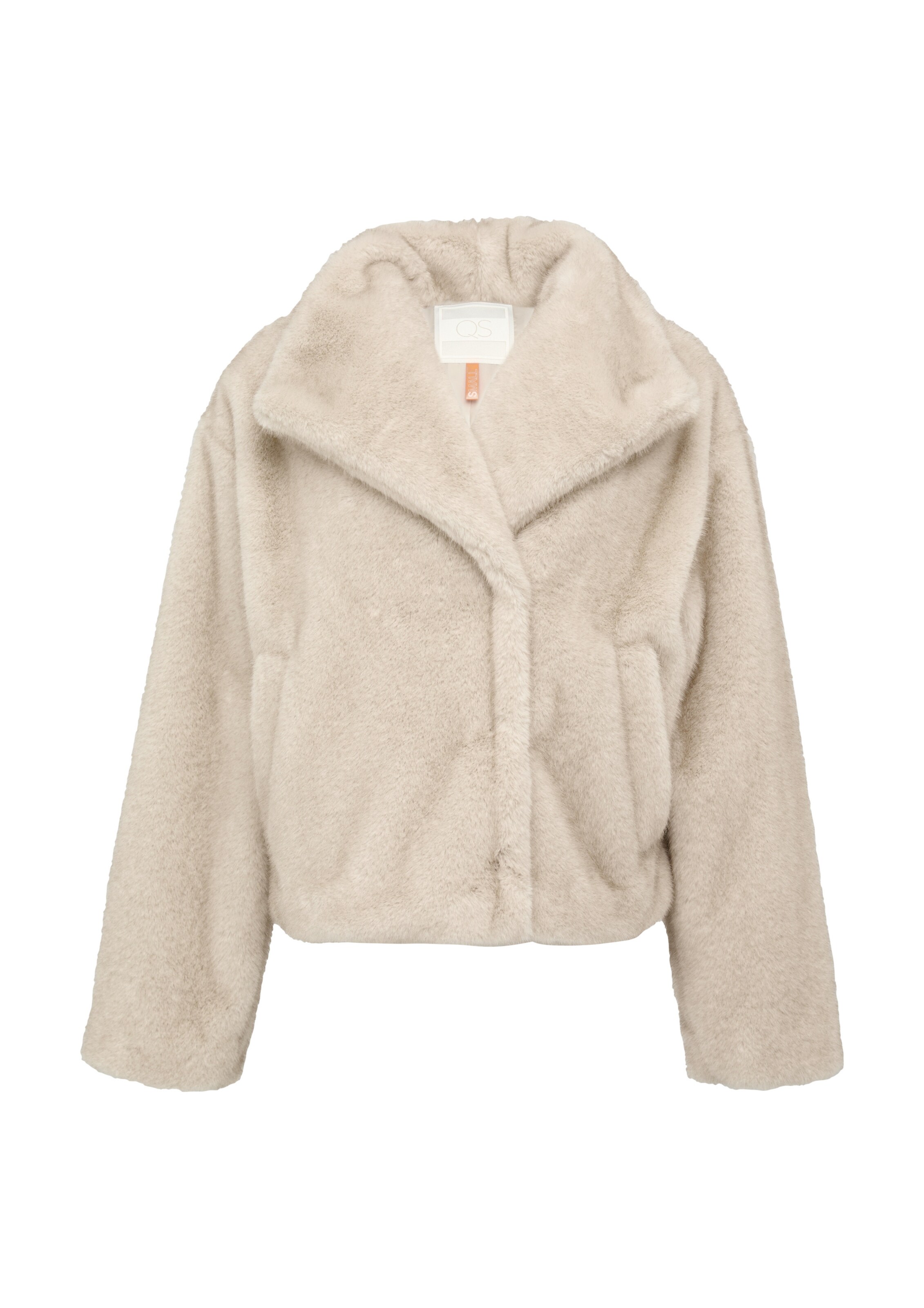 QS Winter Jacket in Beige: front