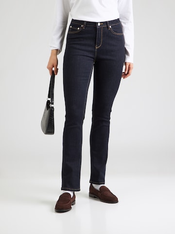 Regular Jeans de la monari pe albastru: față