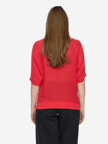 NÜMPH Strickpullover mit Halbarm 'NUERIKKA PULLOVER ' in Rot