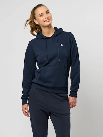 U.S. POLO ASSN. Sweatshirt 'Aba' in Blauw: voorkant