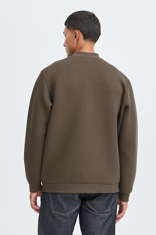 BLEND - Sudadera con cremallera 'BHKEIRAN SCUBA' en marrón