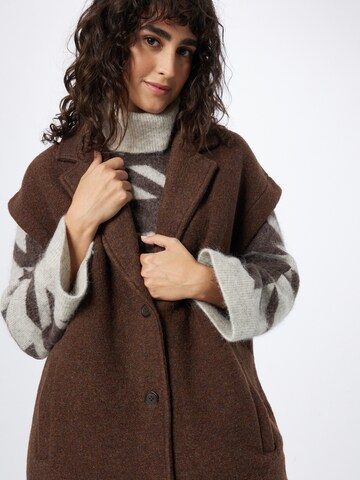 Fransa Vest 'FREVA' in Brown