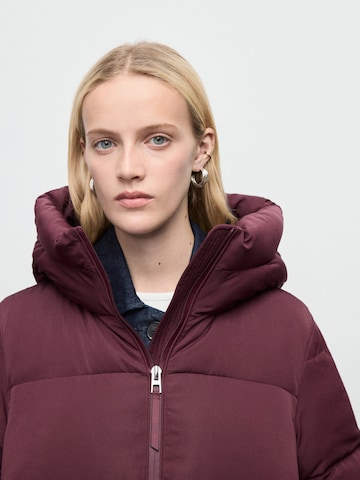 Cappotto invernale 'ESKIMO' di MANGO in rosso