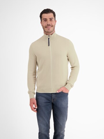 LERROS Knit cardigan in Beige: front