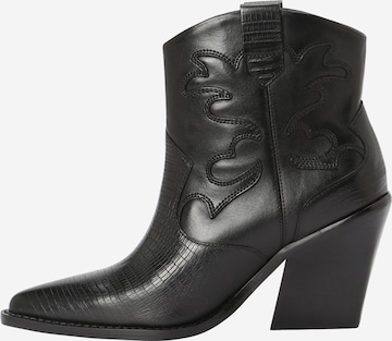 BRONX - Botas pelo tornozelo 'New Kole' em preto