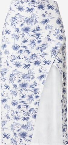 Abercrombie & Fitch Rok in Blauw: voorkant